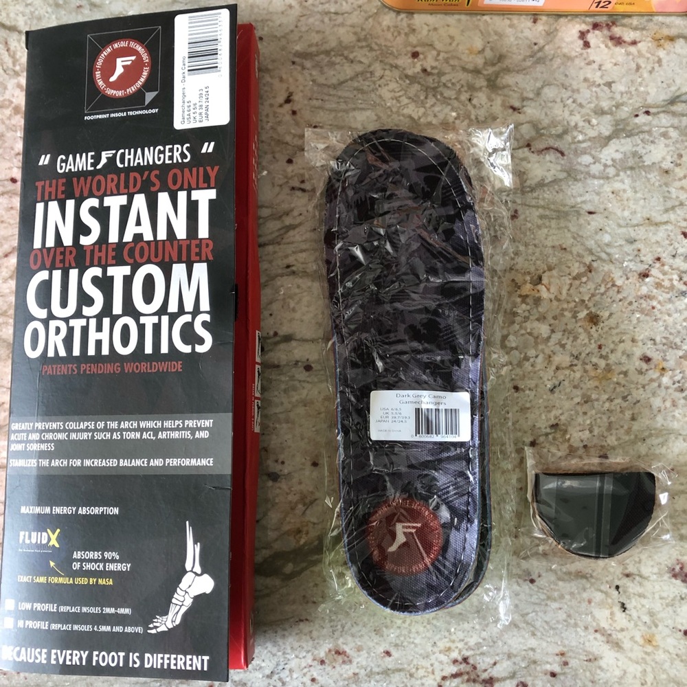 Footprint insole gamechangers USA men’s 6/6.5 women’s 8/8.5